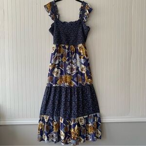 Floral Navy Maxi Dress